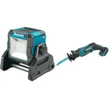 Makita ML003G LED-Baustrahler 18V-40V max. & DJR183Z Akku-Reciprosäge (18,0 V, ohne Akku/ohne Ladegerät)