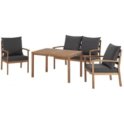 Loungegruppe  Caracas , holzfarben