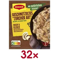 Maggi® geschnetzeltes Zürcher-Art-Sauce 32x 2 Portionen, 32 St.