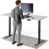 deskspace Schreibtisch Pro Plus Schwarz / Weiß