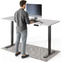 deskspace Schreibtisch Pro Plus Schwarz / Weiß