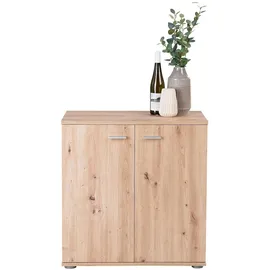 calitan furniture Kommode SOLO, 71 x 76 cm - 2 Türen - Artisan Eiche Dekor