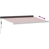 vidaXL Markise 450 x 300 cm burgunderrot
