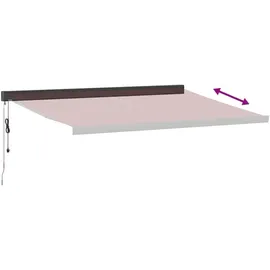 vidaXL Markise 450 x 300 cm burgunderrot