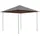 Quick Star Ersatzdach für Garten Pavillon 3x3 m Taupe/Beigegrau 2,97 x 2,97 m