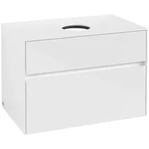 Villeroy & Boch Collaro Waschbeckenunterschrank 80 x 55 cm Glossy White
