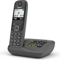 Gigaset AS490A, Telefon, Schwarz