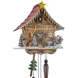 Hönes -Kuckucksuhr Quarz Laufwerk Weihnachten 31cm- 6706QM