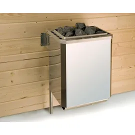 Weka CUBILIS inkl. 9,0 kW Ofen + int. Steuerung + Dachkranz