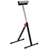 Homcom Rollenbock, bis 90 kg, Metall, Schwarz,