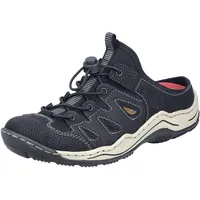 Rieker Damen, Pantolette in schwarz, Größe 40 - Schwarz