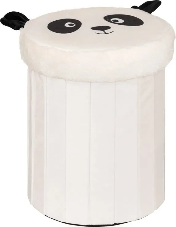 Panda Aufbewahrungshocker H36