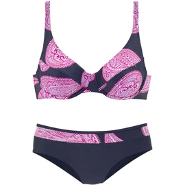 LASCANA Bügel-Bikini Damen Blau 48 Cup E