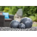 HEISSNER Fountain-Set Saphira Led black color, 59x43x15/23/28cm (016617-03)