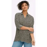 Witt Weiden Longbluse schwarz-camel 50