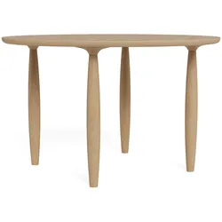 Norr11 Oku Esstisch, Ø 120 cm, eiche natur
