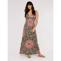 Apricot Maxikleid Mandala-Maxikleid Grün M