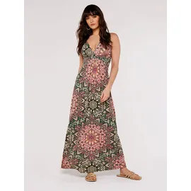 Apricot Maxikleid Mandala-Maxikleid Grün M