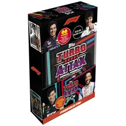 Topps - Turbo Attax - Official Formula 1 Trading Card Game 2024 - MEGA TIN FIVEFOLD