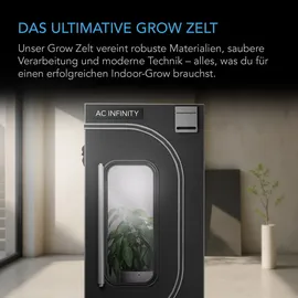 AC Infinity Growzelt Advanced 150 x 150 x 200 cm Schwarz