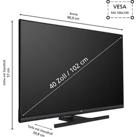 JVC LT-40VQF545A 40" QLED Full HD Android Smart TV