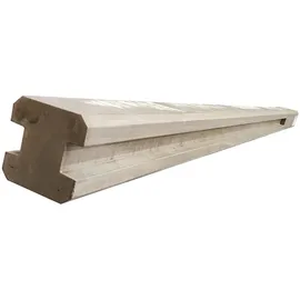 Beckers Betonzaun Zaunpfosten 11,5 x 272 cm Betongrau