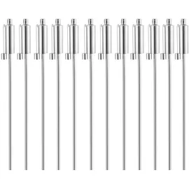 Gardebruk Gartenfackel Öl 12er Set 330ml Edelstahl Rostfrei 115cm Hoch Fackeln Ölfackeln Garten Draußen