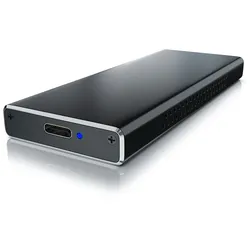 CSL M.2 Key-M PCIe Festplatten-Gehäuse extern USB 3.2 für NVME M.2 SSDs / unterstützt UASP