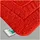 karat homeliving Badematte Atlantis Rot 70 x 120 cm