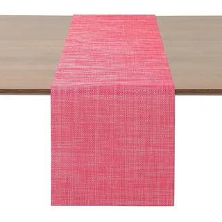 Myir JUN Tischläufer, Tischläufer Modern Tischläufer Abwaschbar Tischläufer Outdoor Wärmeisoliertes PVC für Häuser Restaurants Hotels 30 x 140 cm (Rot 2)