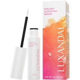 LUXANDAL Wimpernserum für schnelles Wachstum von Wimpern - Profi Wimpern Serum und Augenbrauen Serum für mehr Dichte und eine sinnlichere, dunklere Farbe der Eyelashes & Brauen - mit Biotin - 3 ml