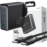 Joyroom Gan 140W 3x USB-C USB-A + USB-C-Kabel 1,2