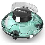 WINNY POOL CLEANER Winny 200 Poolroboter, Poolsauger kabellos mit Akku, 75 Min. Laufzeit, für Aufstellpools bis 60 m2, Doppelfiltration, Automatisches Parken, Kompakt & Leicht (Transparent Hellgrün)