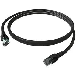 EasyLan FlexBoot Patchkabel Kat.6A S/FTP schwarz 1.50m - FTP - SFTP