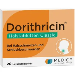 Dorithricin Classic Lutschtabletten bei Halsschmerzen