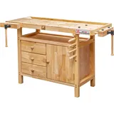Holzmann Maschinen Hobelbank Holz 1380mm beige unbestückt