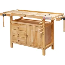 Holzmann Maschinen Hobelbank Holz 1380mm beige unbestückt