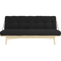 Schlafsofa KARUP DESIGN "Folk", braun, B:190cm H:90cm T:130cm, 100% Polyester, Sofas, aus massiven Kiefernholz, inkl. Futonmatratze