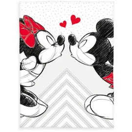 Herding Disney Wohndecke Disney & Minnie Microfaserflauschdecke, 150x200 (cm): B: 150 H: 1