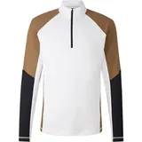 Fire + Ice Berkan First Layer Herren offwhite - Braun/Weiß