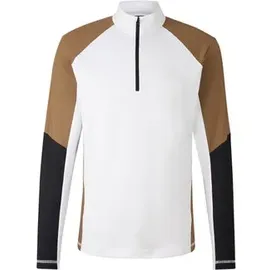 Fire + Ice Berkan First Layer Herren offwhite - Braun/Weiß