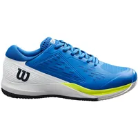 Wilson Rush Pro Ace Clay Sneaker, Lapis Blue/White/Safety Yellow, 41 1/3 EU