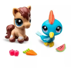 Littlest Pet Shop: Bauernhof-Party Figurenset - 2 Stück