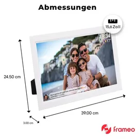 Denver Frameo PFF-1503 weiss 39,62 cm 15,6 Zoll) Preis nach Code SOMMER