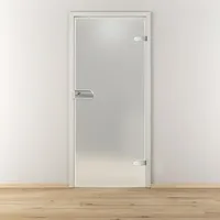 Diamond Doors Glasdrehtür Luminato  (834 x 1.972 mm, DIN Rechts, Einscheibensicherheitsglas  (ESG), Bandbohrung/Bänder: Studio 2-teilig)