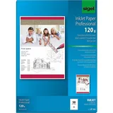 Sigel Fotopapier DIN A4 matt 120 g/qm 50 Blatt