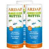 ARDAP Repell Ameisenmittel 3 x 500g - Ameisenpulver - Ameisenstreumittel - Mittel gegen Ameisen - Ameisenpulver zum Streuen draußen - Ameisenmittel für draußen -Wirkt effektiv bei akutem Befall (PT19)