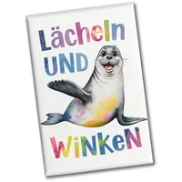 Speecheese Niedlicher Seehund - Lächeln und Winken Souvenir Souvenir