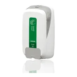 SARAYA Seifen- und Desinfektionsmittelspender MD-1600, 1,2 L 56194 , Farbe: grün