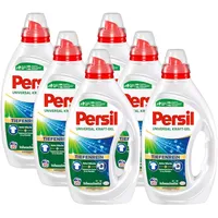 Persil Universal Kraft-Gel, Flüssigwaschmittel für hygienische Frische, 6x 20 WL